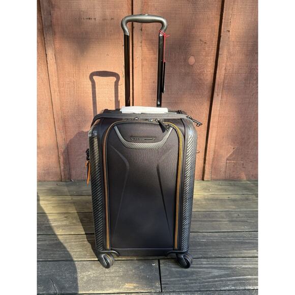 TUMI McLaren Aero International Expandable 4 Wheel Carry On Luggage $1795 NEW - Picture 1 of 14
